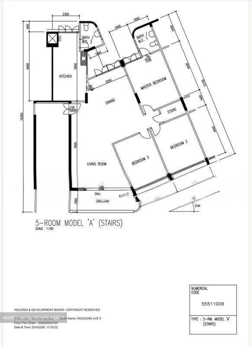 Blk 306 Hougang Avenue 5 (Hougang), HDB 5 Rooms #624166011